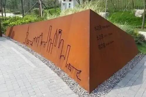 东澳镇耐候钢挡土墙